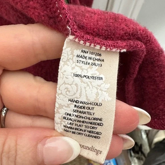 Soft Surroundings Women's Willow Fleece Shacket Shirt‎ Jacket  Size M - Picture 7 of 10